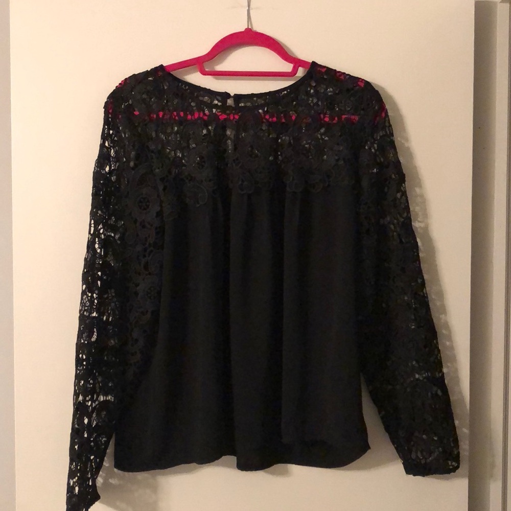 J. Crew lace blouse